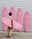 SURFBOARD SOFT BIG UP 8'0 PINK