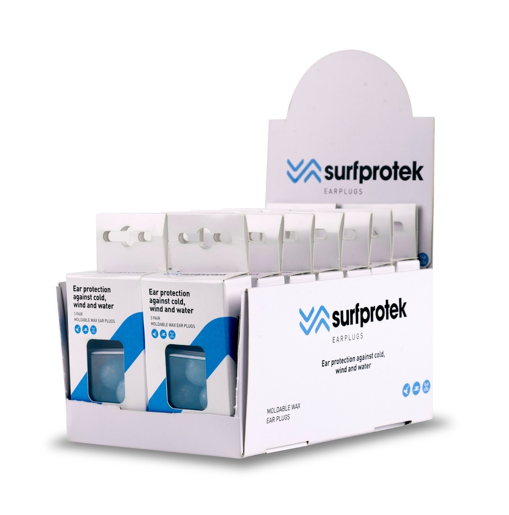 TAPONES DE OÍDOS MOLDEABLES SURFPROTEK