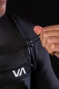 3/2 CHEST ZIP F BLK - MT