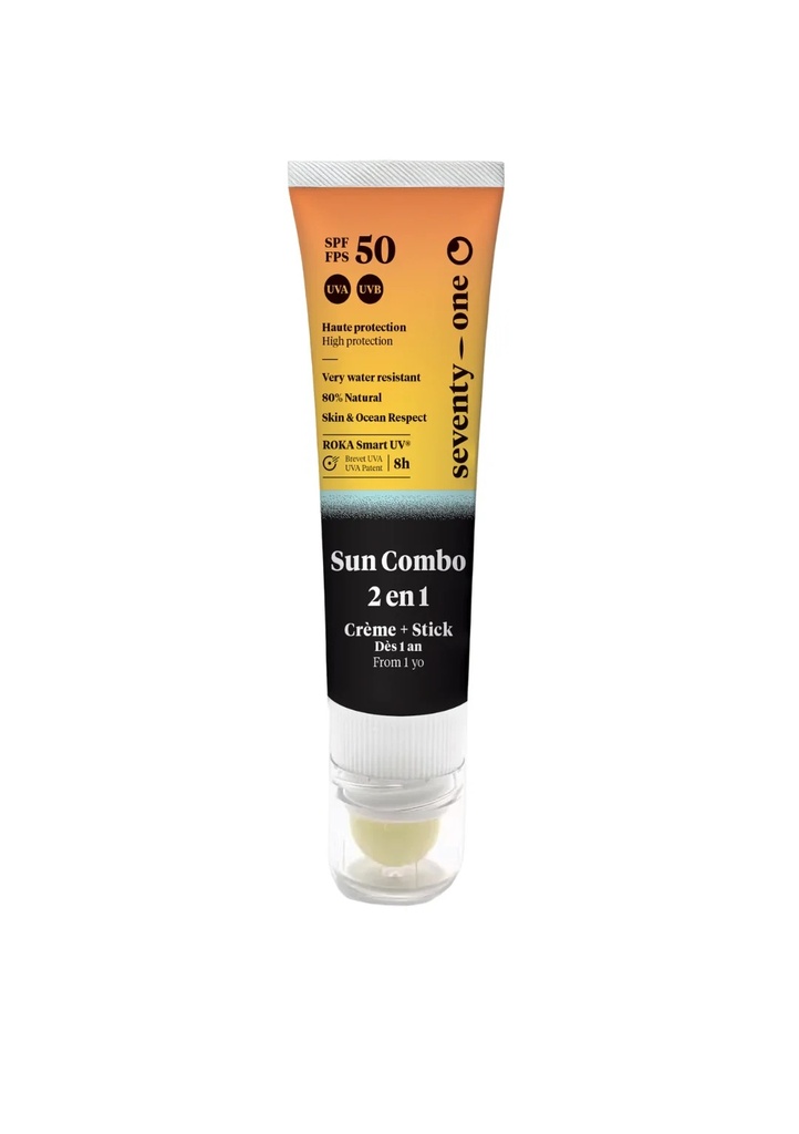 SEVENTYONE SUN COMBO SPF50+ 2 en 1 CARA & LABIOS