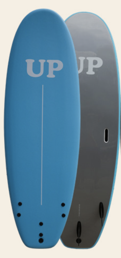 SURFBOARD SOFT MONSTER UP 7,6 BLUE/WHITE