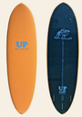 SURFBOARD UP LEE ANN CURREN 7 LIGHT ORANGE/DARK GREEN