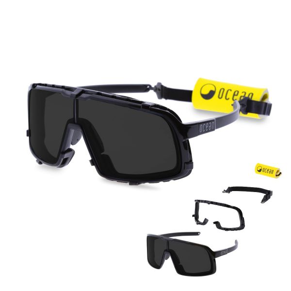 Leucate GAFAS OCEAN Biobase Frame: matt  black Lens: smoke