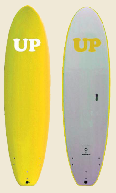 SURFBOARD MONSTER UP 7´6 YELLOW