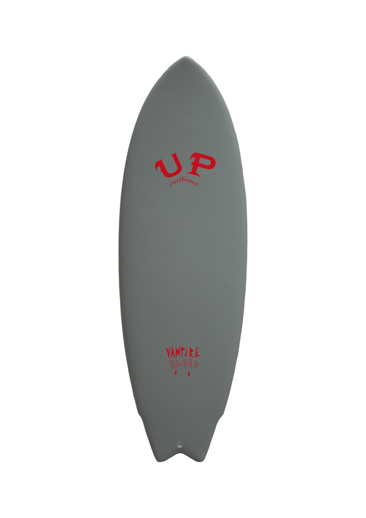 SURFBOARD SOFT UP VAMPIRE BLOOD 5 ́6 GREY/RED