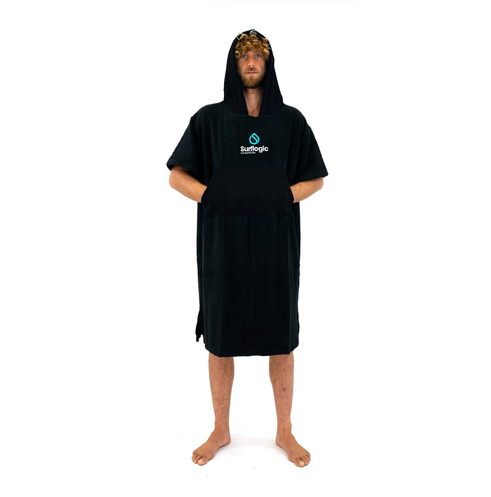 PONCHO SURFLOGIC NEGRO