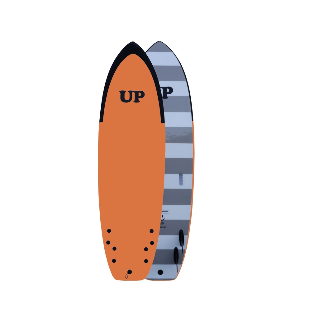 SURFBOARD SOFT GET UP 6 ́6 ORANGE