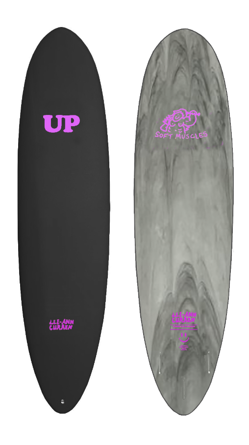 SOFTBOARD UP L.A CURREN 6'6 BLACK/MARBLE PINK