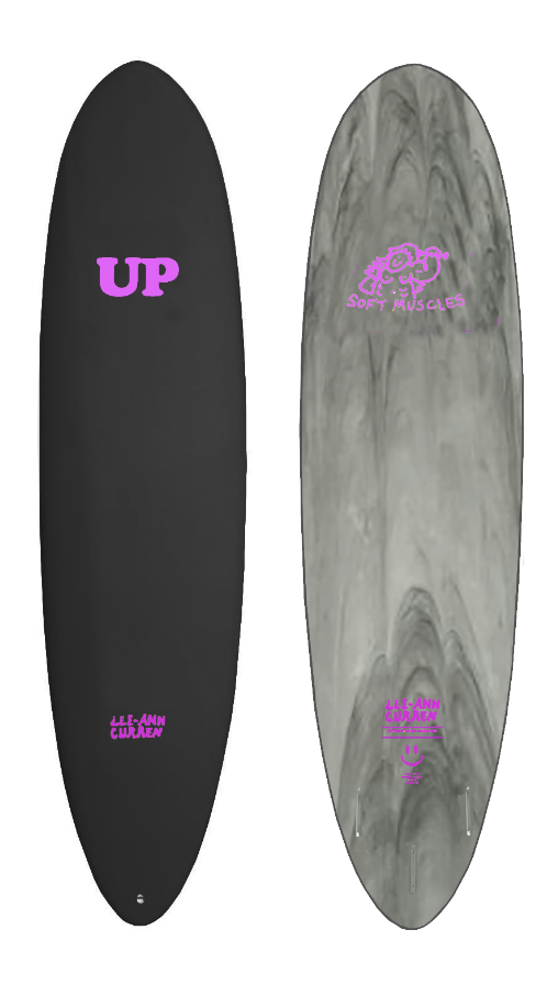SURFBOARD UP LEE ANN CURREN 6'6 PINK/GREY MARBLE