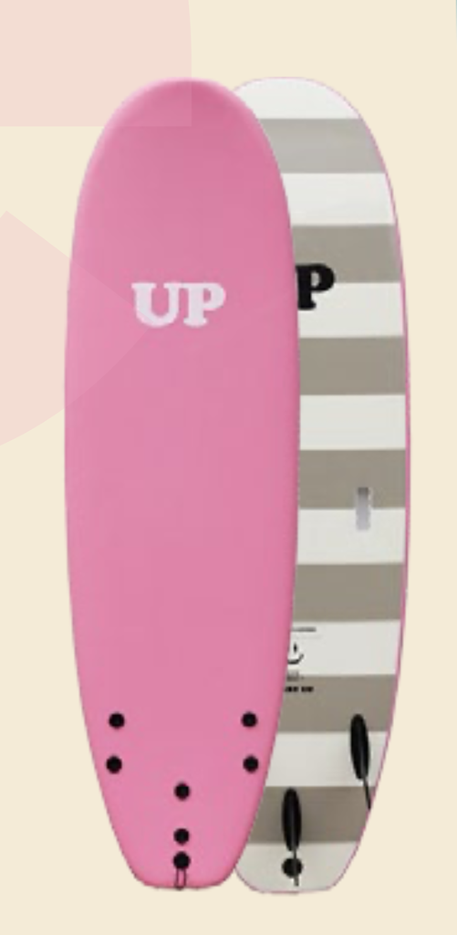 SURFBOARD SOFT GO UP 6 ́6 PINK