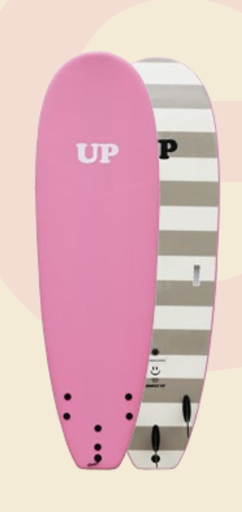 SURFBOARD SOFT BIG UP 8'0 PINK