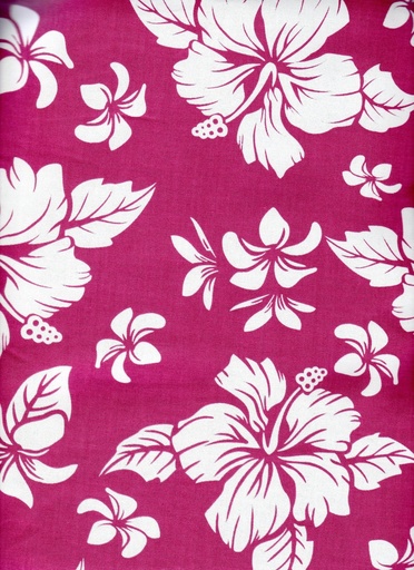 [817] FUNDA DE COCHE HAWAIANA ROSA