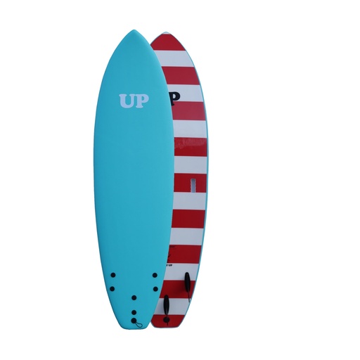 [TLSBUP087] SURFBOARD SOFT WAY UP 7 ́0 AQUA - WHITE