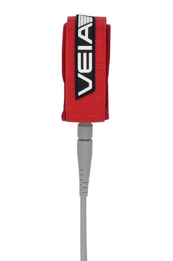 [VBASE6RDST] Amarradera VEIA Explorer 6’ 7mm Leash - Red / Storm