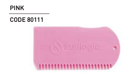 [80111] PEINE DE WAX DE SURF PINK SURFLOGIC